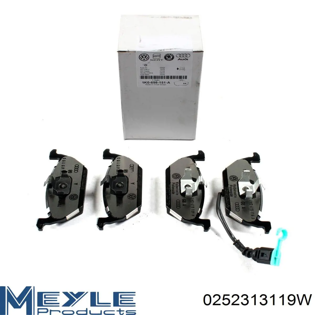 Колодки VAG 1JO698151D цена, от 21.98 USD