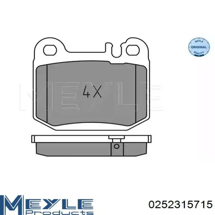 Задние тормозные колодки RM1411 Goodrem