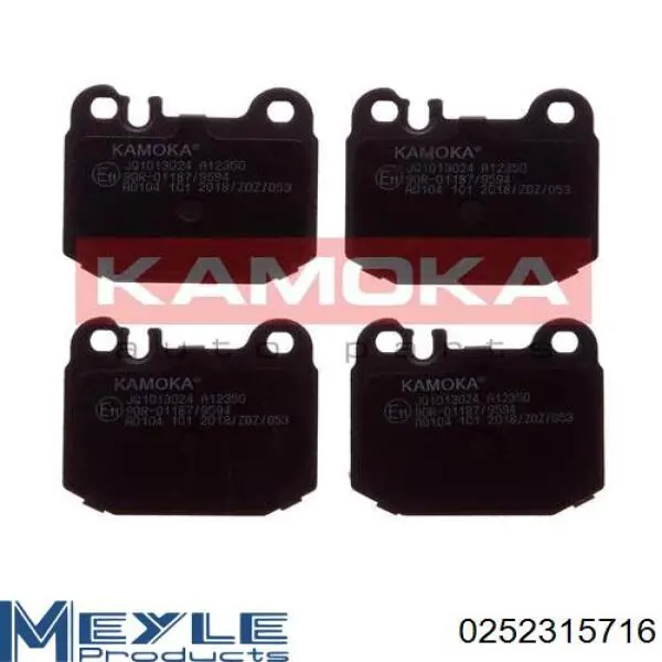 Купить 1634201120 Mercedes Колодки тормозные задние, дисковые