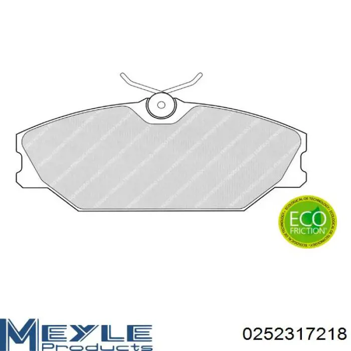 410607125R Renault (RVI) Колодки передние