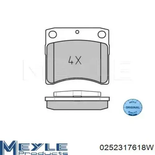 Передние тормозные колодки BDS305 Starline