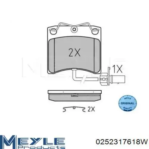 Купить BDS305 Starline Колодки тормозные