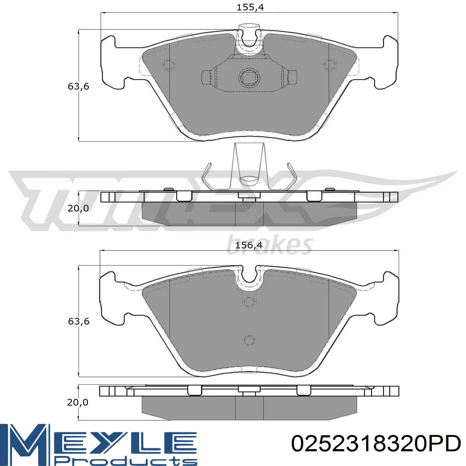 Передние тормозные колодки 571994JC Jurid/Bendix