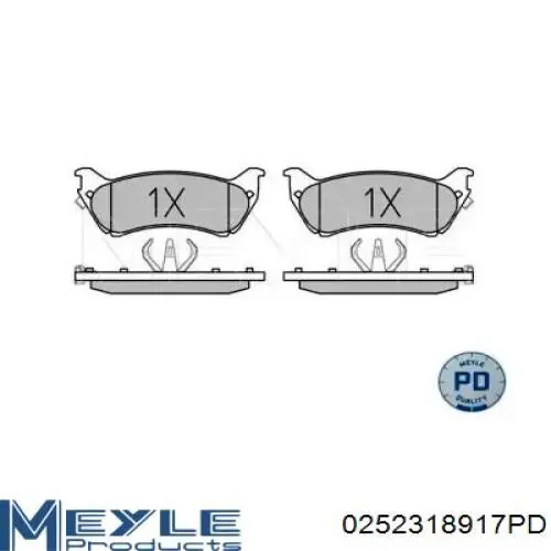 Задние тормозные колодки A1634200420 Mercedes