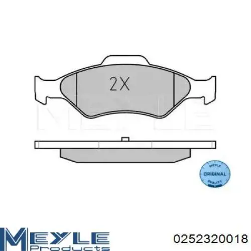 Купить BDS824P Starline Колодки тормозные