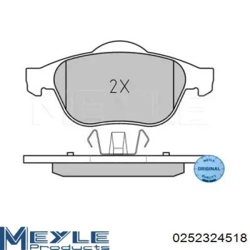 Передние тормозные колодки 7711946204 Nissan