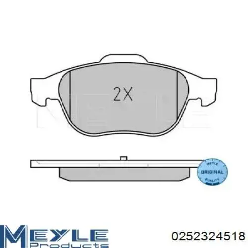 Передние тормозные колодки RM1008 Goodrem