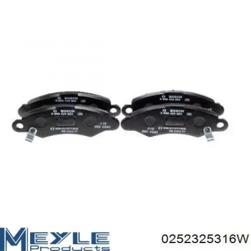 Передние тормозные колодки 4706748 Opel