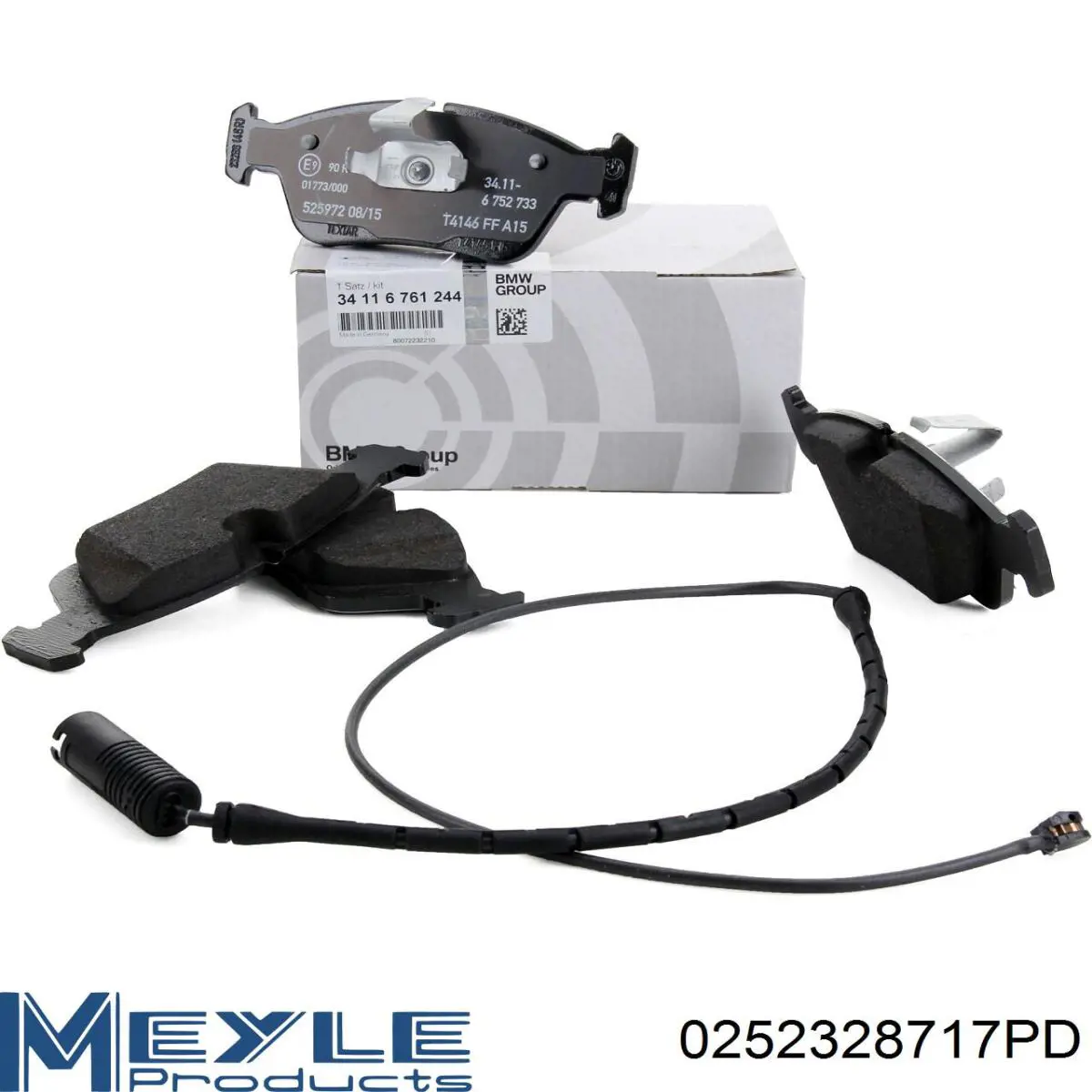 Тормозные колодки Meyle 0252328717PD