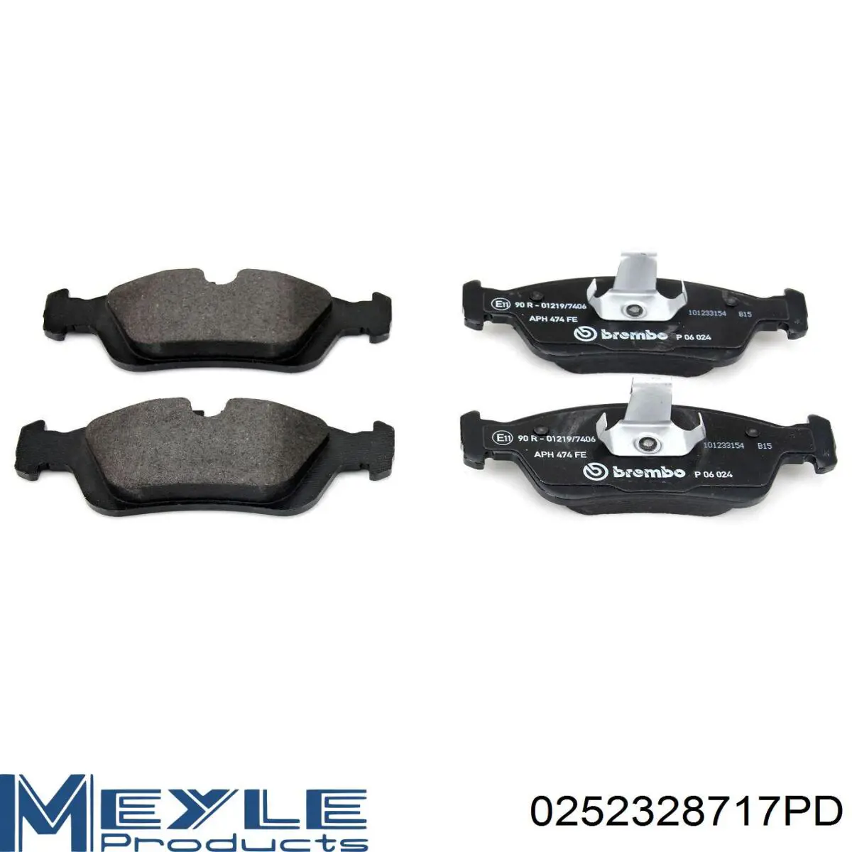 0252328717PD Meyle Колодки передние