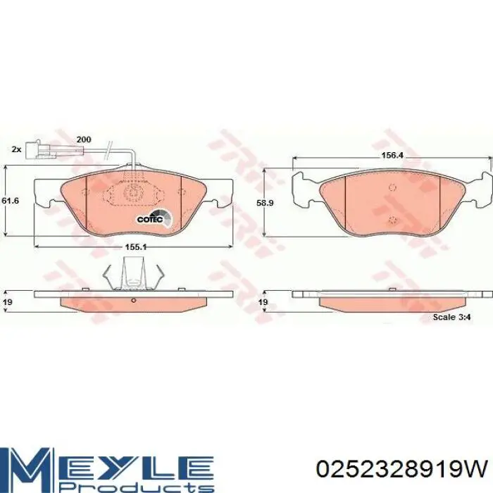 71753039 Fiat/Alfa/Lancia Колодки передние