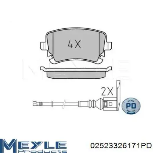 SBDS826P Starline Колодки тормозные дисковые комплект