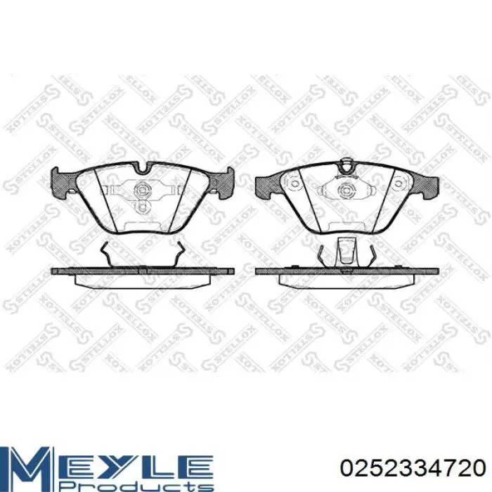 Передние тормозные колодки D255E Dafmi
