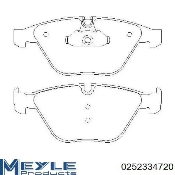 Тормозные колодки Dafmi D255E