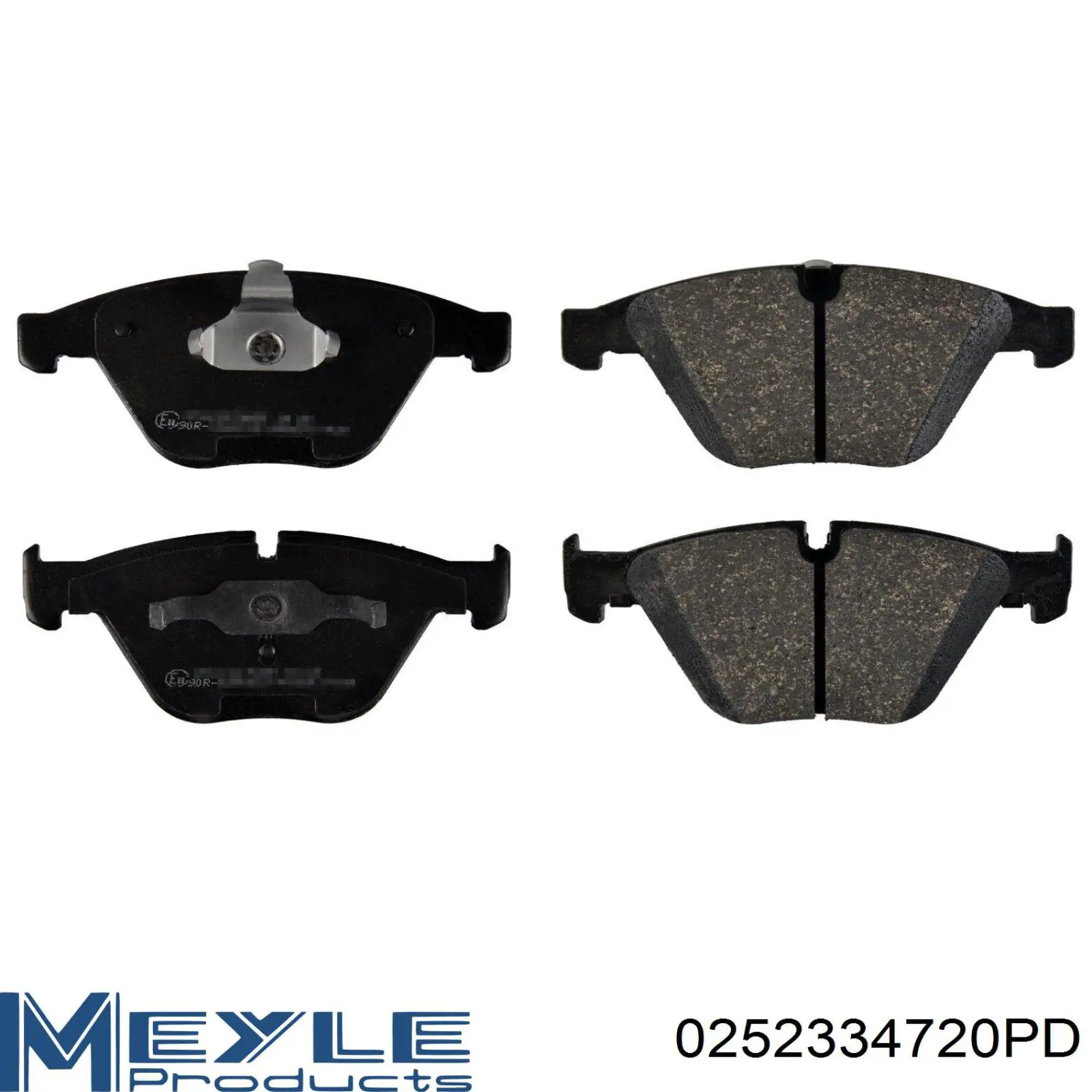 Колодки Meyle 0252334720PD цена, от 50.45 USD