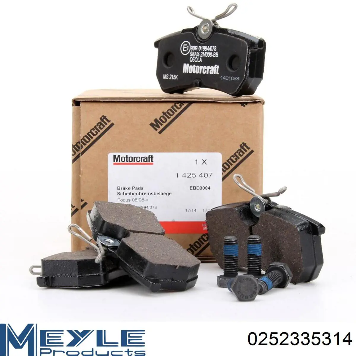 5382847 Ford Колодки тормозные дисковые комплект