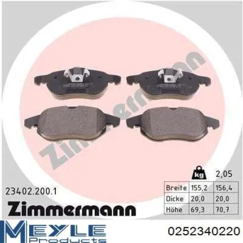 Колодки Rider RD3323DB1613 цена, от 16.18 USD