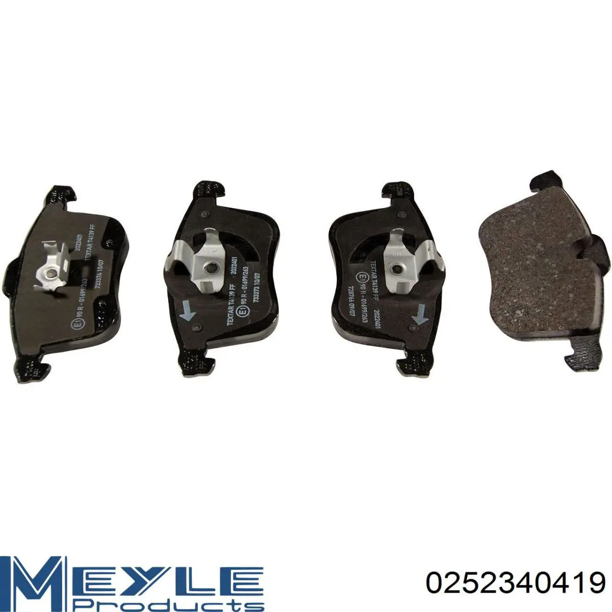 Передние тормозные колодки 302064 VALEO
