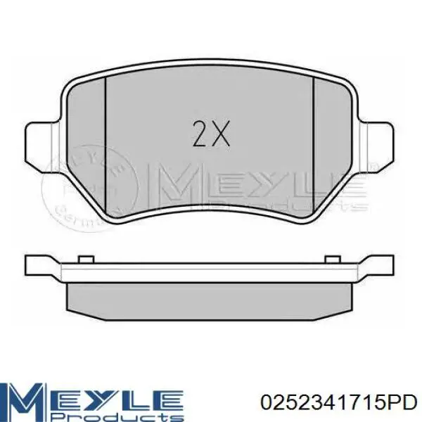 Задние тормозные колодки RT1PD21880 Rotinger