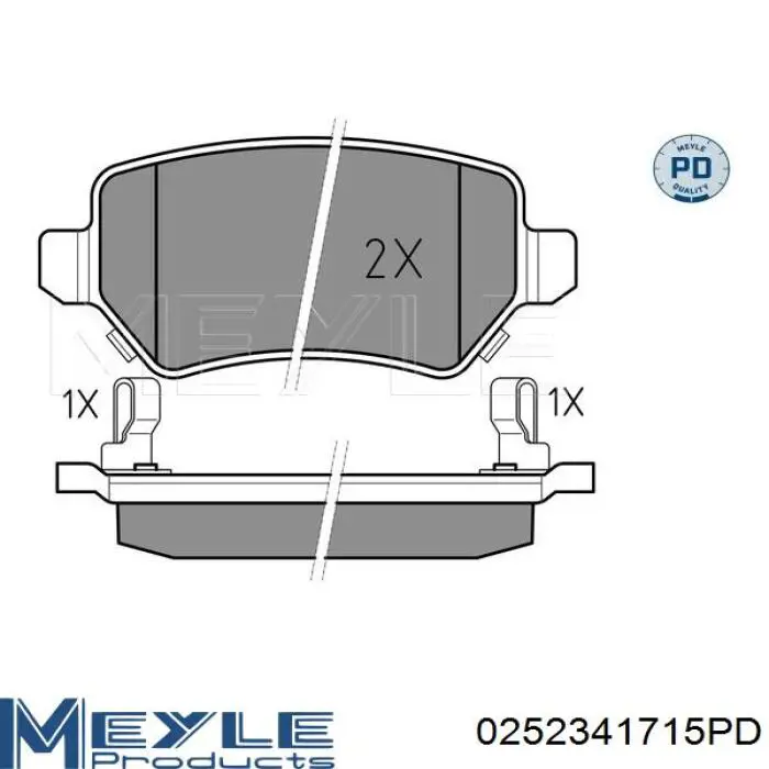 Купить LPR05P811 LPR Колодки тормозные задние, дисковые