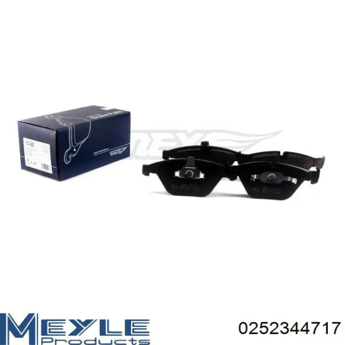 Задние тормозные колодки 0252344717 Meyle