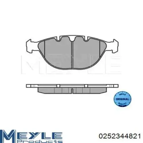 Передние тормозные колодки 0252344821 Meyle