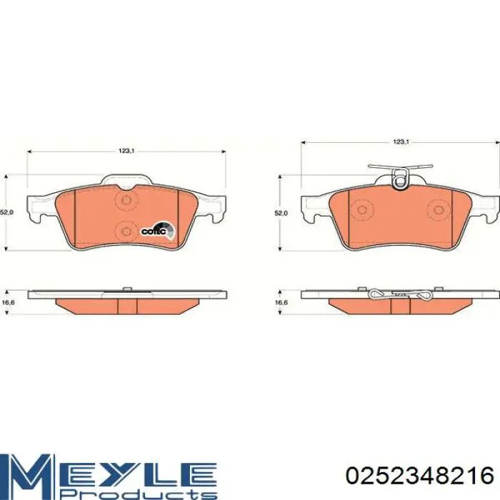 Купить CKMZ8 CTR Колодки тормозные задние, дисковые
