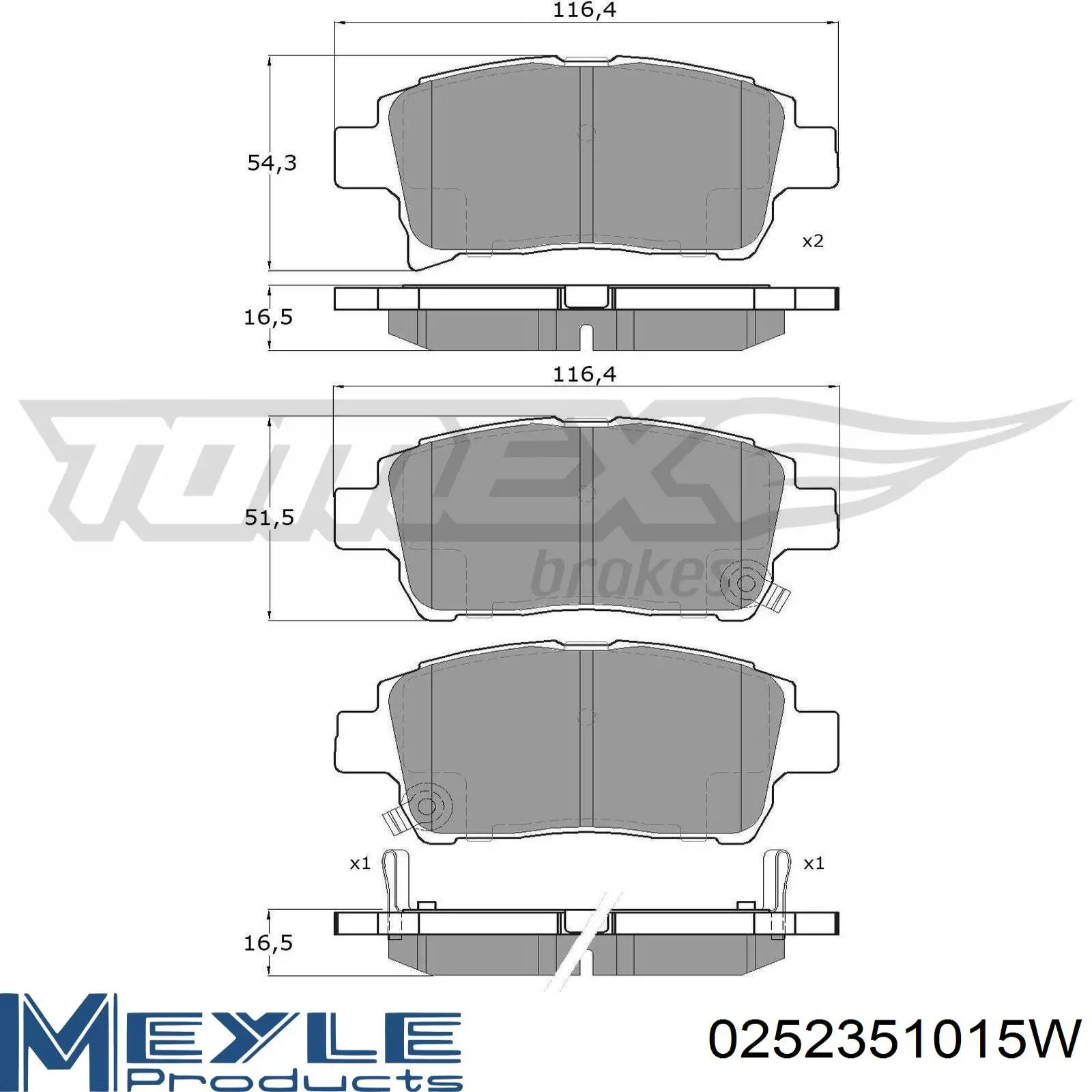 Купить 446552060 Toyota Колодки тормозные