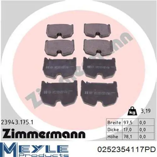 Купить MDB2614 Mintex Колодки тормозные