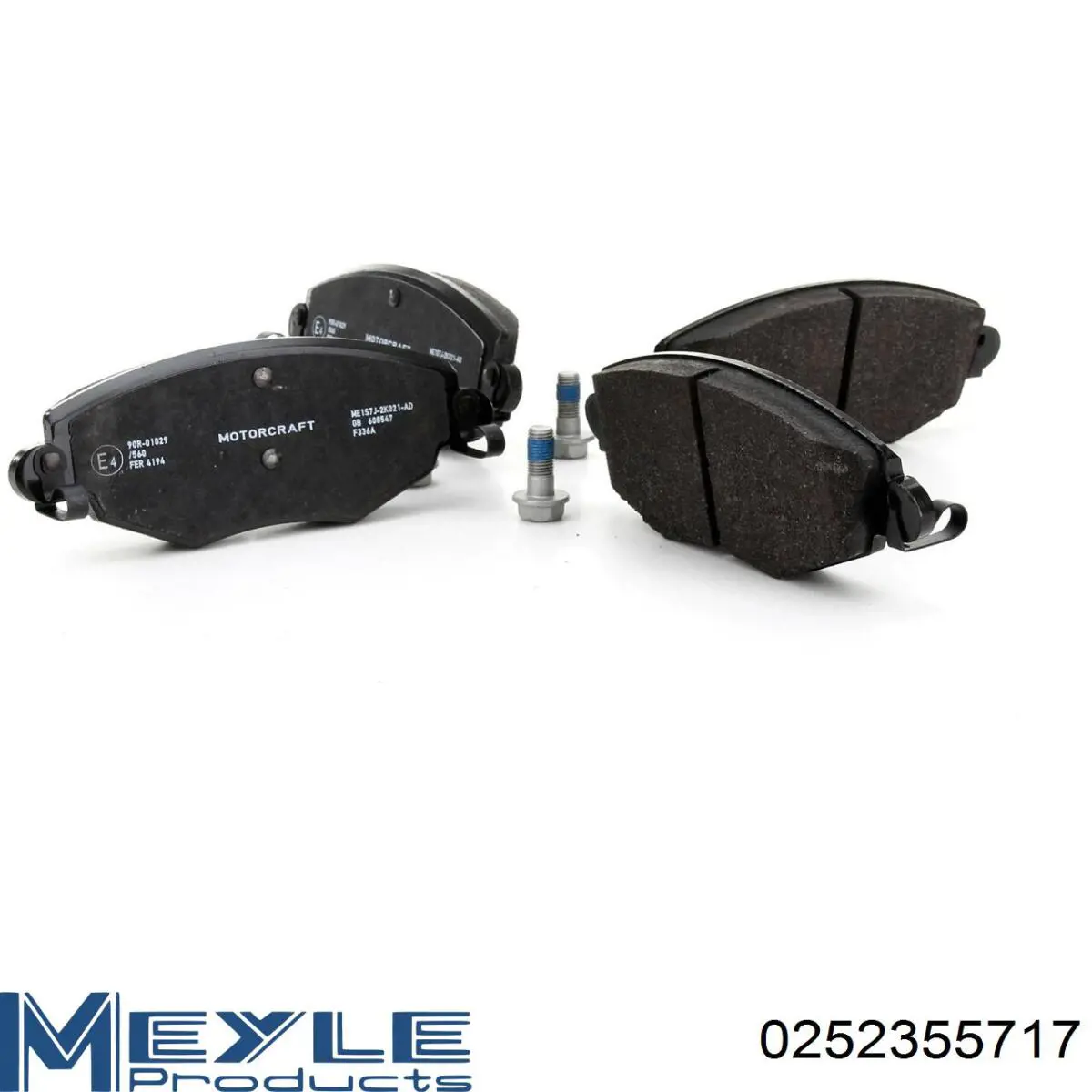 Задние дисковые колодки Ford 1208845