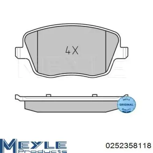 Передние тормозные колодки D520E Dafmi