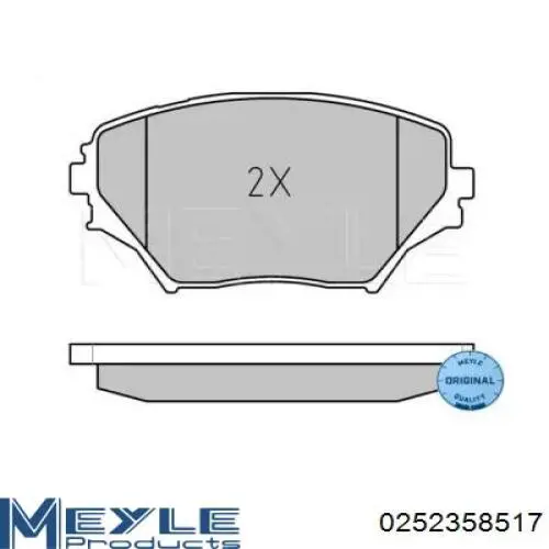 Передние тормозные колодки GK1026 CTR