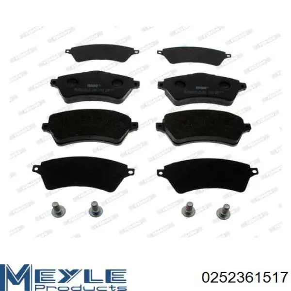 Тормозные колодки Meyle 0252361517