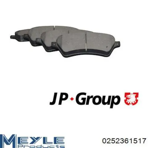 LR021899 Britpart Колодки передние
