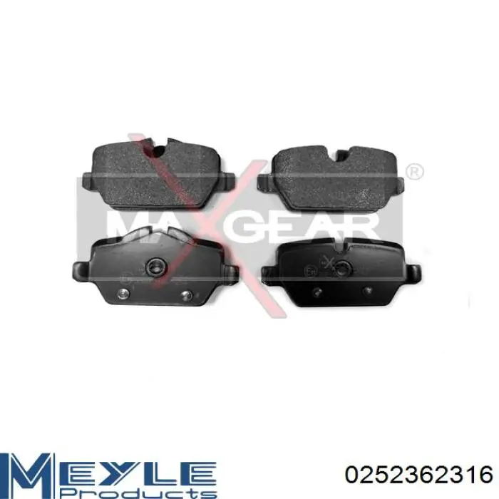 Купить 321530 Daco Колодки тормозные задние, дисковые