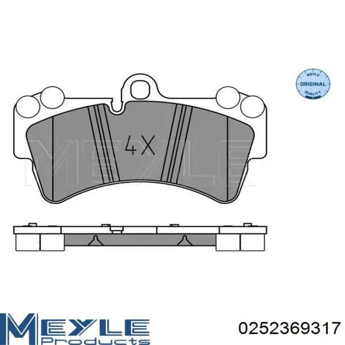 Передние тормозные колодки D498E Dafmi