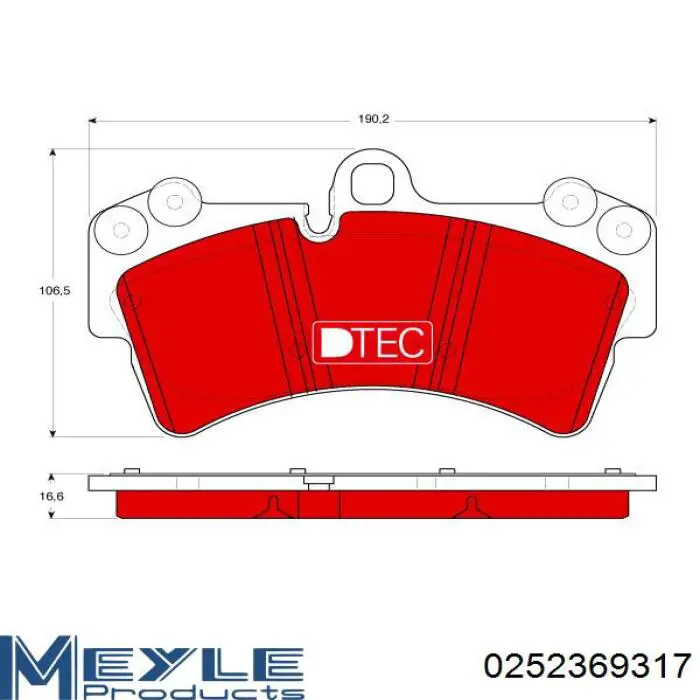 Compre D498E Dafmi Sapatas do freio dianteiras de disco