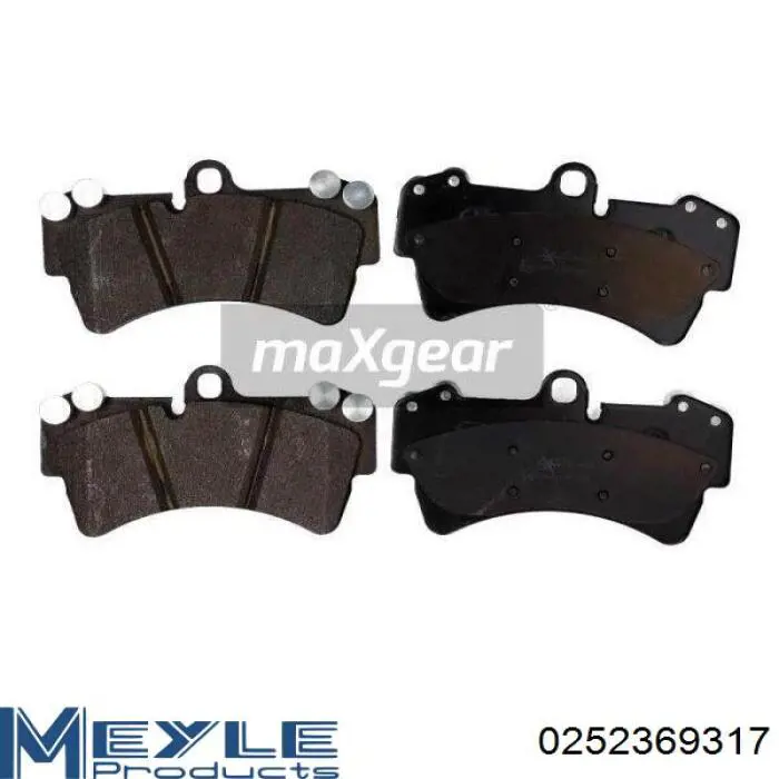 Sapatas do freio dianteiras de disco D498E Dafmi