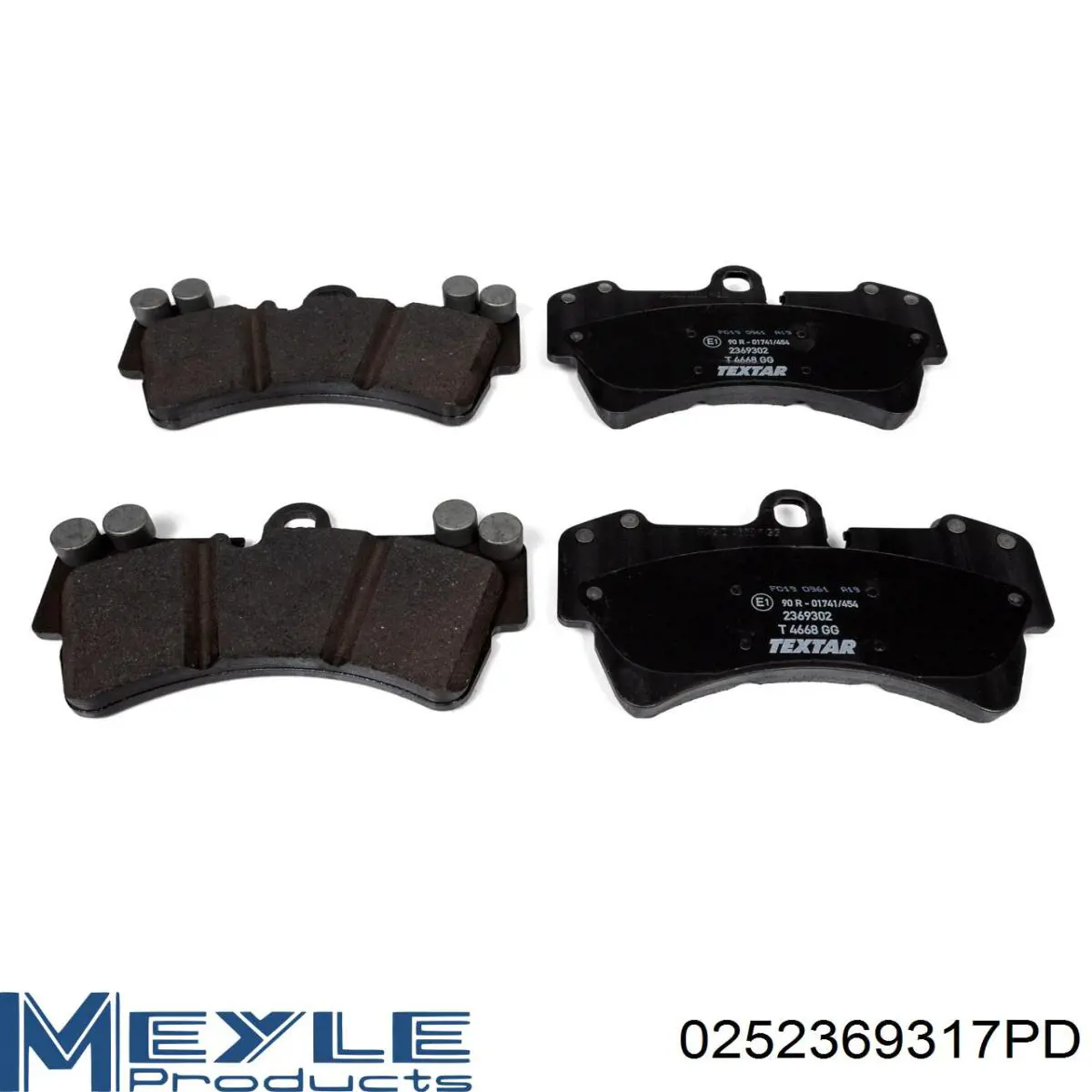 Купить 0252369317PD Meyle Колодки тормозные