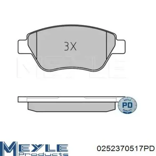 Передние тормозные колодки 5040166 Autotechteile