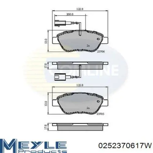 Колодки TRW GDB2164 цена, от 31.41 USD
