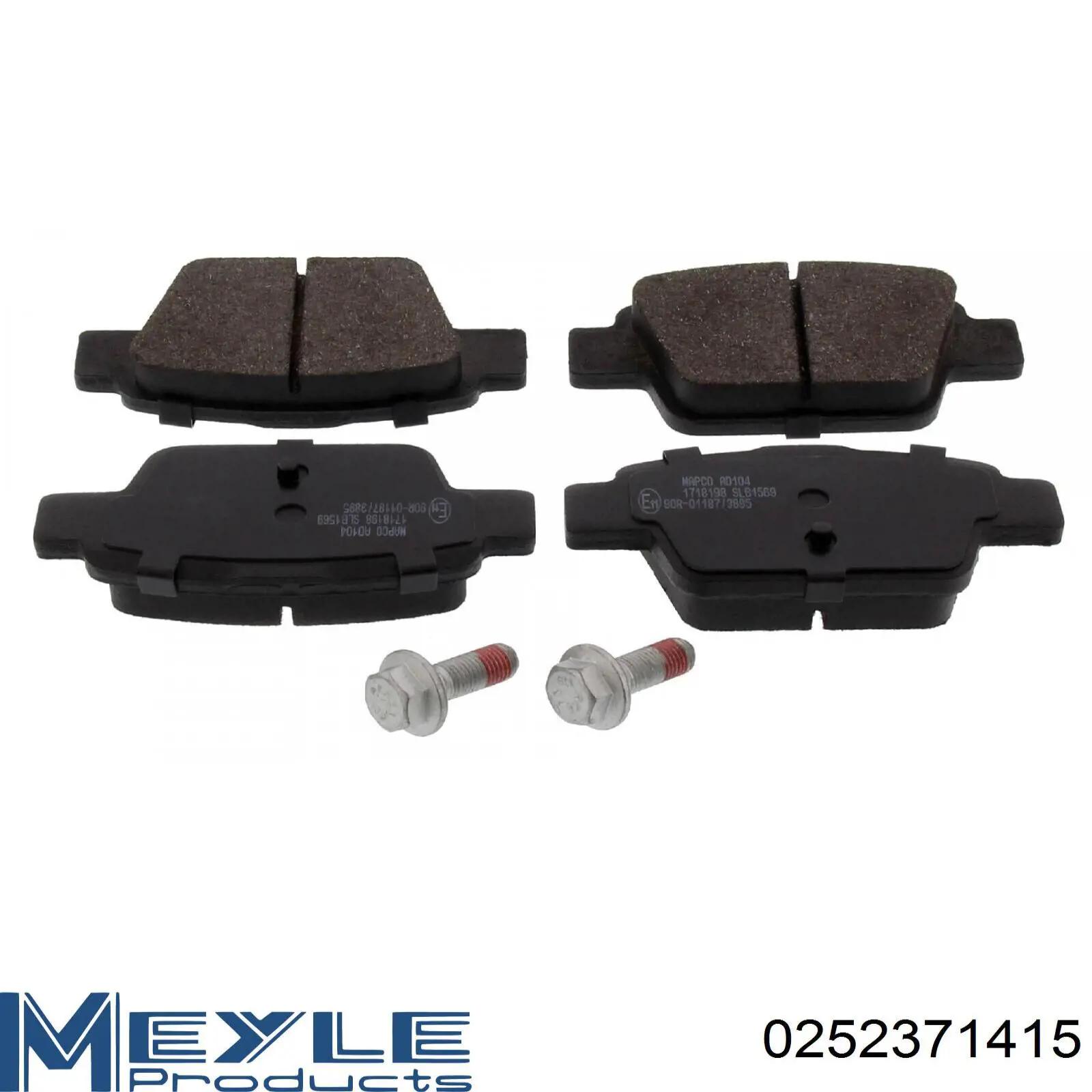 Задние дисковые колодки VALEO 301633