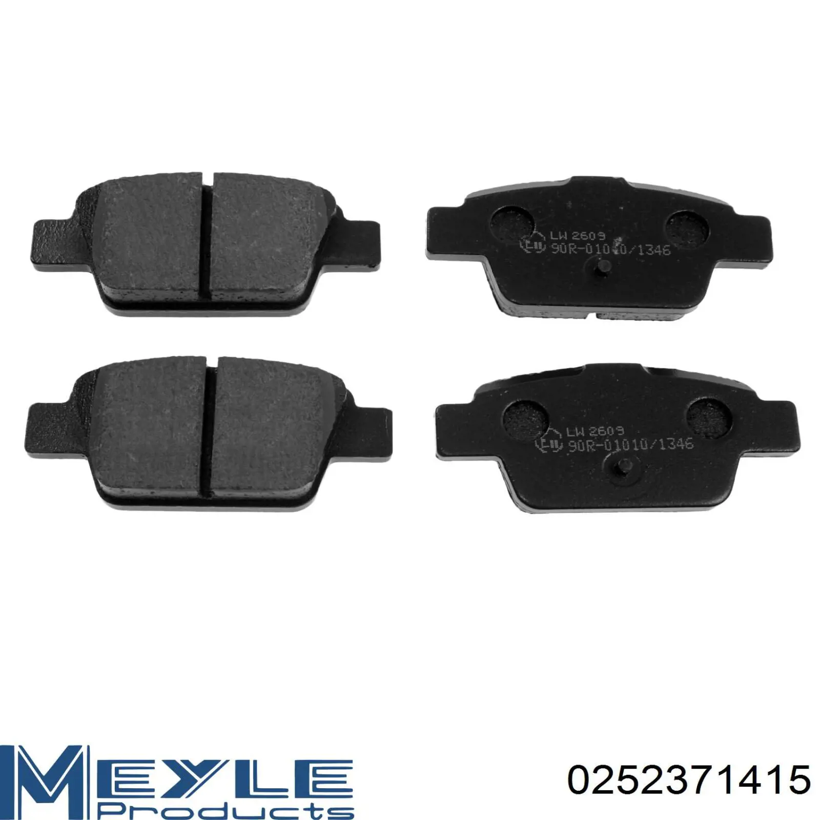 Колодки гальмові задні, дискові 0252371415 Meyle