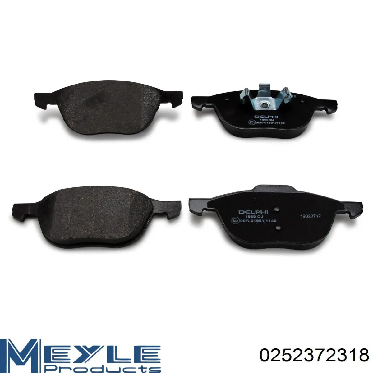 Передние тормозные колодки 4S4Z2001AA Ford