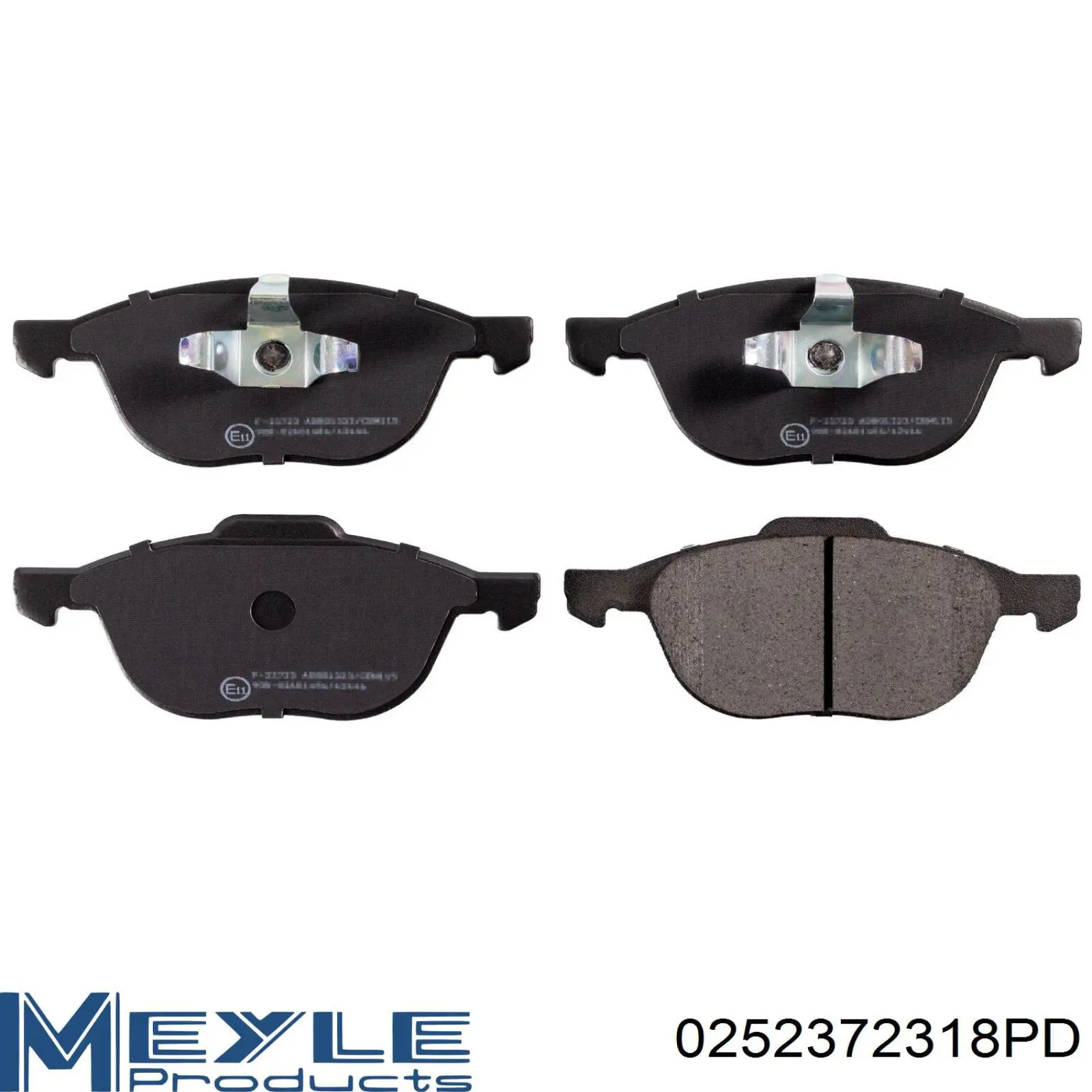 Колодки Meyle 0252372318PD цена, от 39.30 USD
