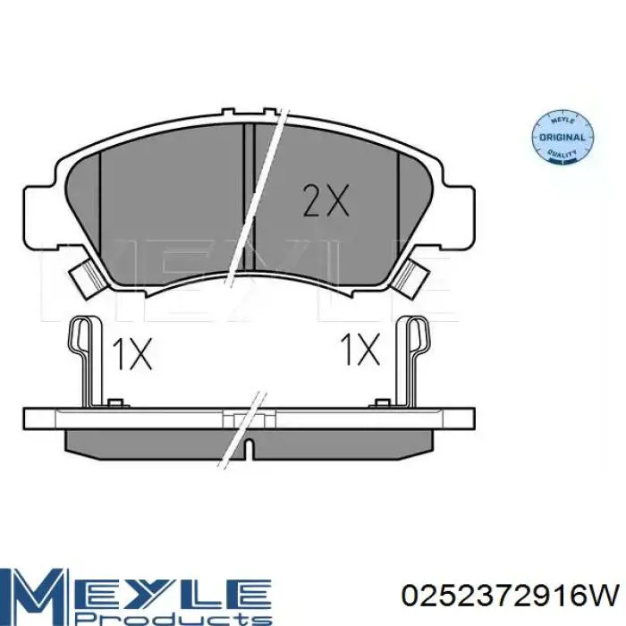 Передние тормозные колодки 301887 VALEO
