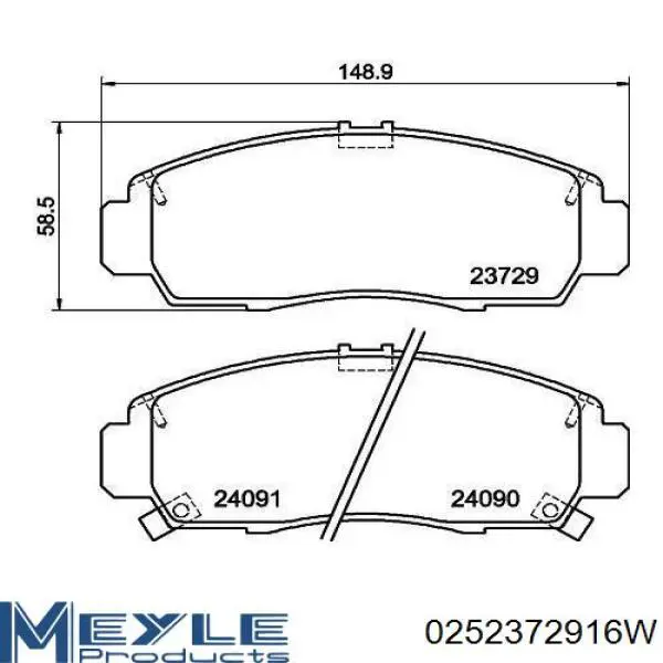 Купить 301887 VALEO Колодки тормозные