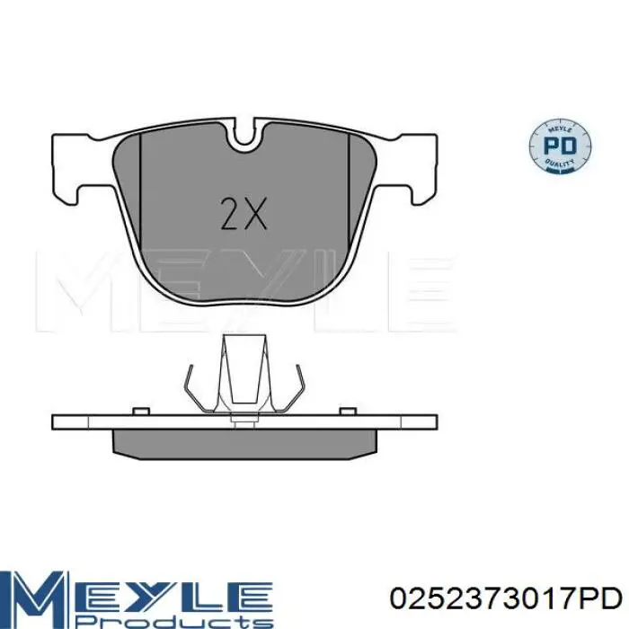 Колодки дисковые  Meyle 0252373017PD цена, от 42.16 USD