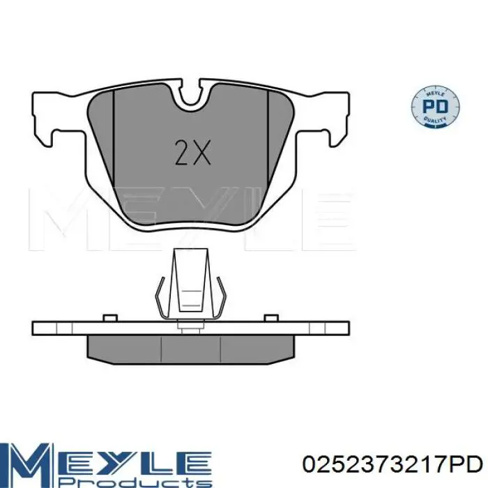 Колодки дисковые  Meyle 0252373217PD цена, от 36.08 USD