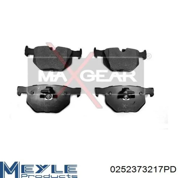 Купить 0252373217PD Meyle Колодки тормозные задние, дисковые